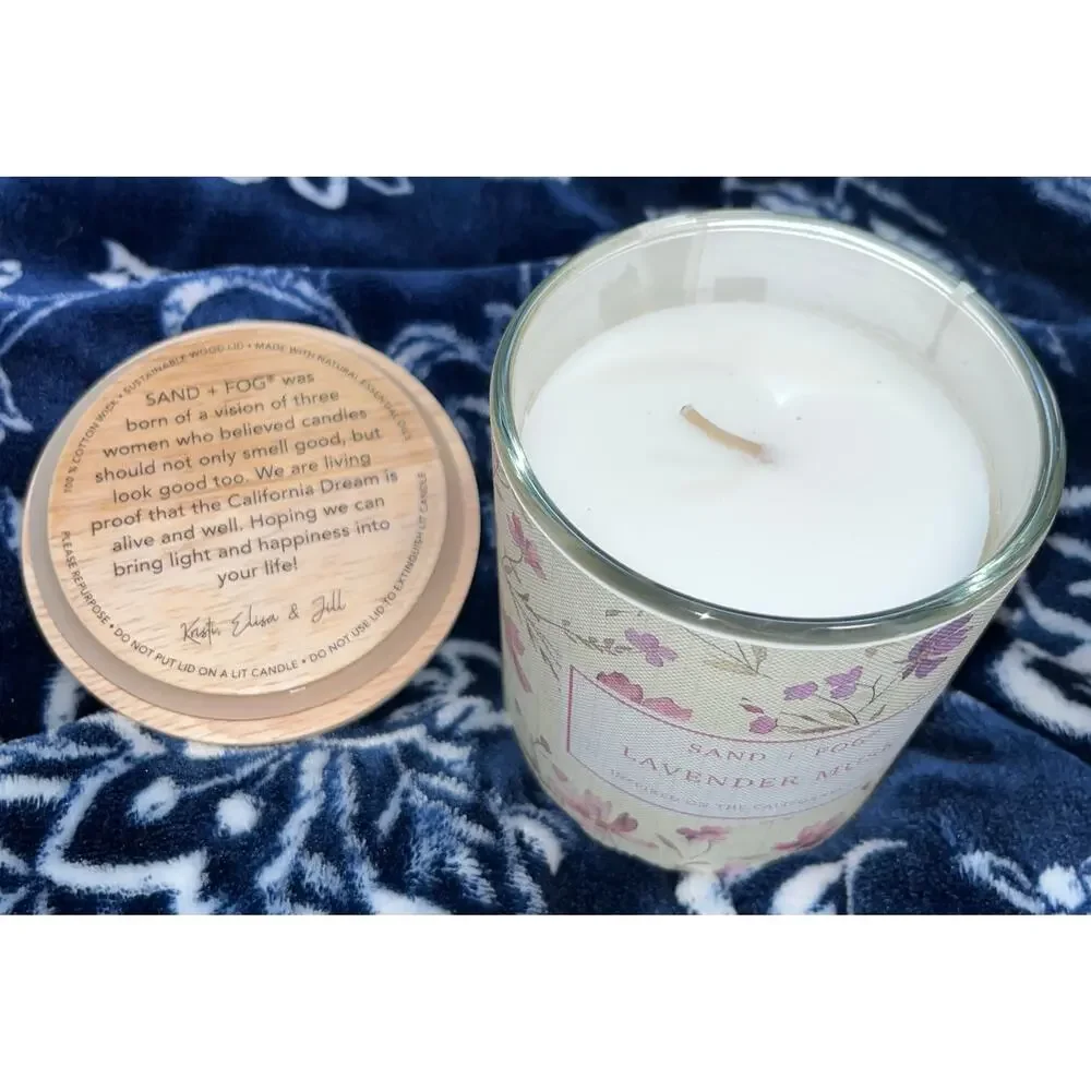NEW! Sand + Fog Lavender Musk Scented 10 oz Candle